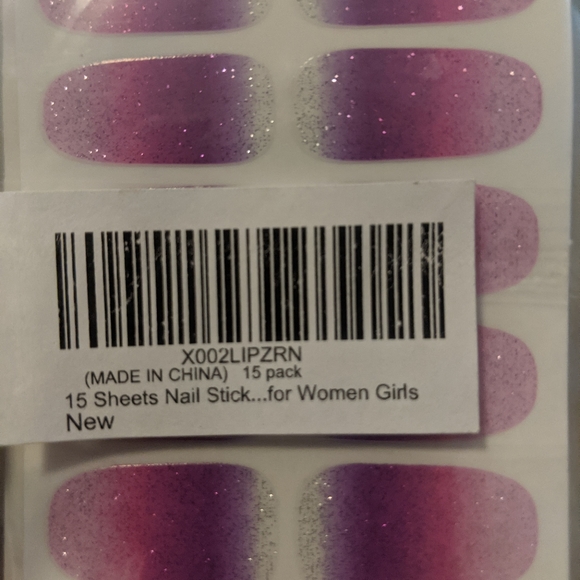 14 Sparkly Nail Sticker Sheets - Picture 2 of 4